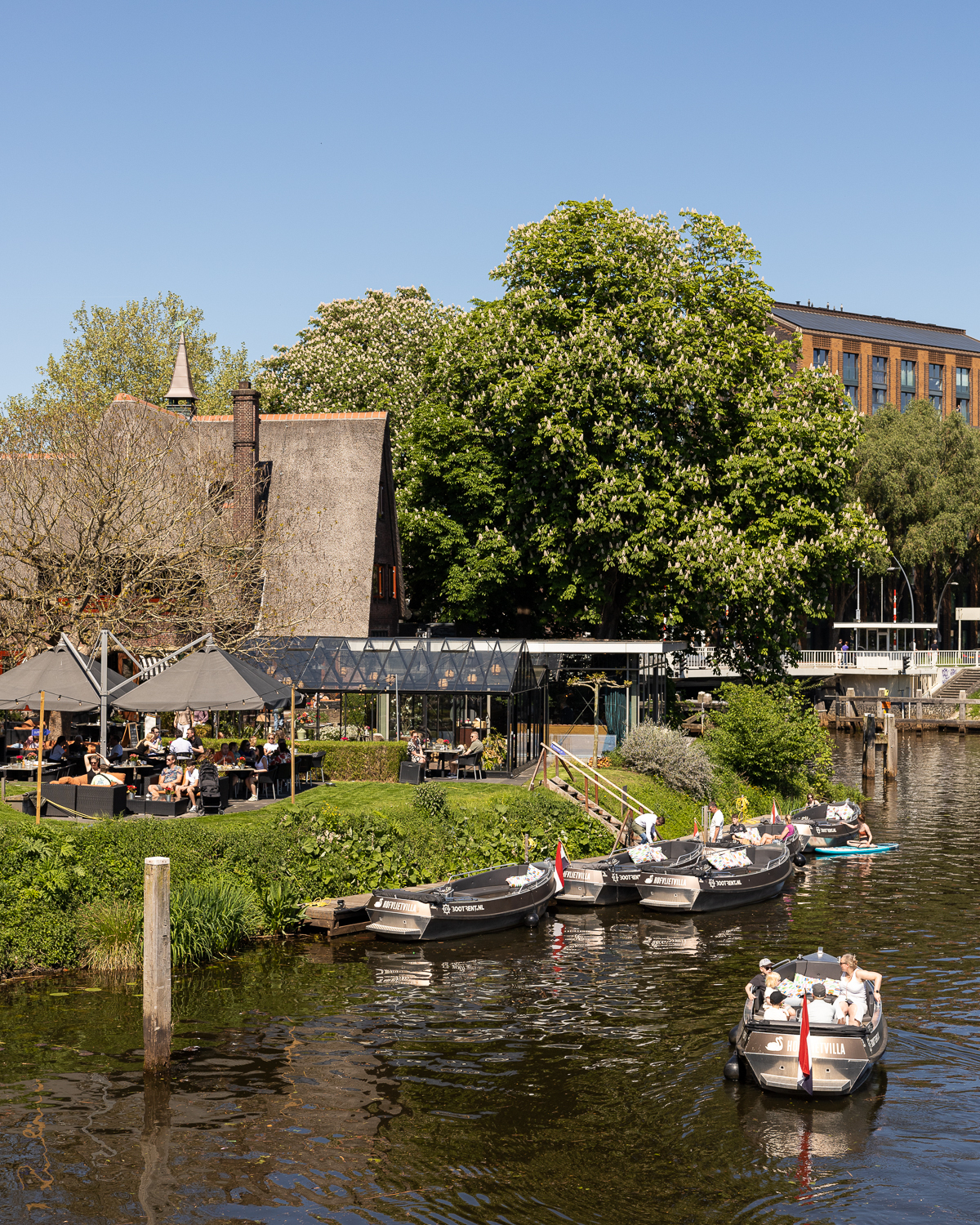Sloepverhuur bij de Hofvlietvilla